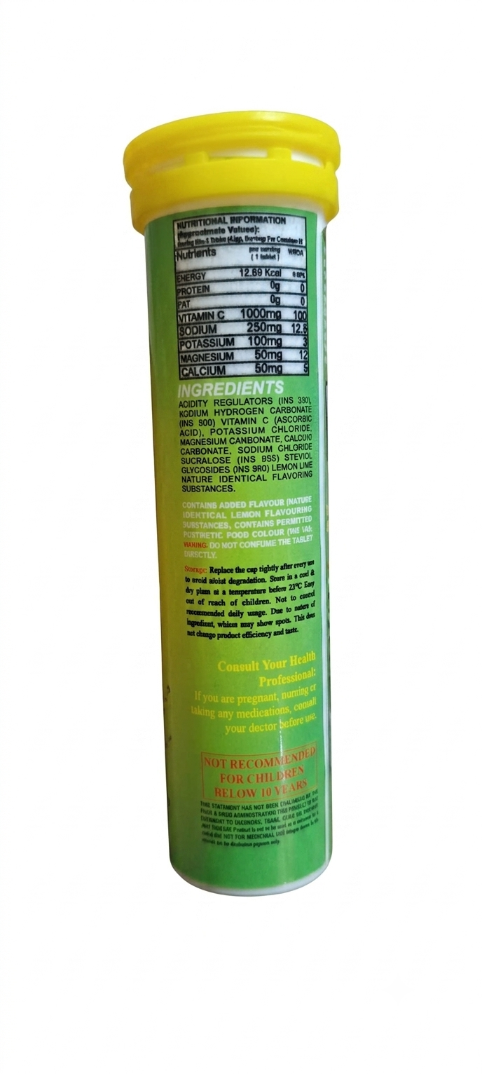 FITNESS HAND VITAMIN C + ELECTROLYTE ( EFFERVESCENT TABLETS)