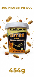 FITNESS HAND ULTRA PURE (100% 🥜 PEANUTS) UNSWEETED PEANUT BUTTER