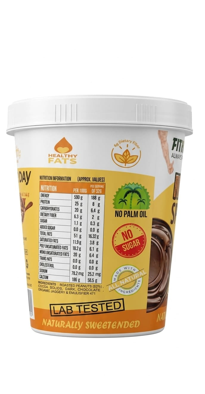 FITNESS HAND DARK CHOCLATE ( VELVETY SMOOTH ) PEANUT BUTTER