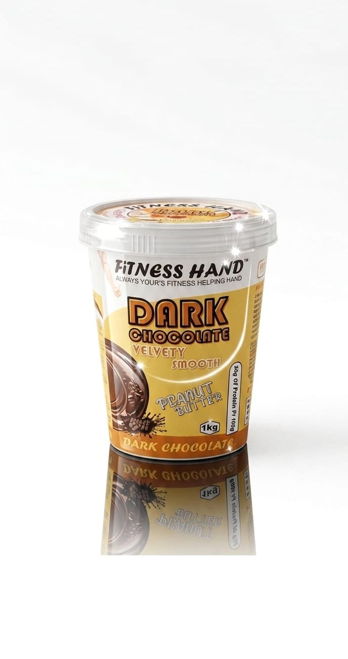 FITNESS HAND DARK CHOCLATE ( VELVETY SMOOTH ) PEANUT BUTTER