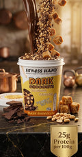 FITNESS HAND DARK CHOCOLATE ( OBSIDIAN CRUNCH ) PEANUT BUTTER