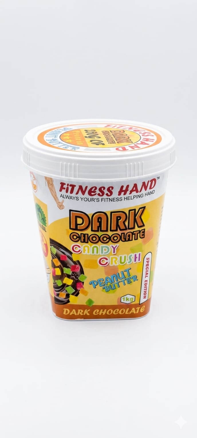 FITNESS HAND DARK CHOCOLATE (CANDY CRUSH) PEANUT BUTTER