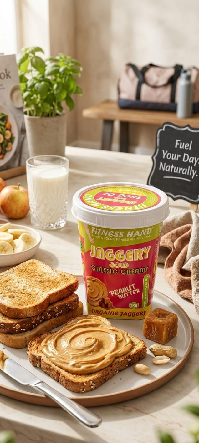 FITNESS HAND JAGGERY GOLD ( CLASSIC CREAMY ) PEANUT BUTTER