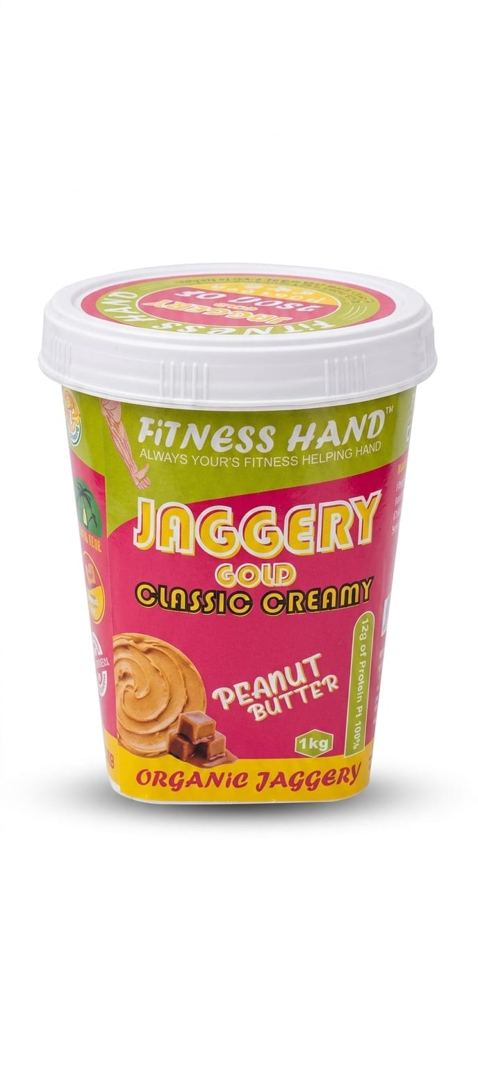 FITNESS HAND JAGGERY GOLD ( CLASSIC CREAMY ) PEANUT BUTTER