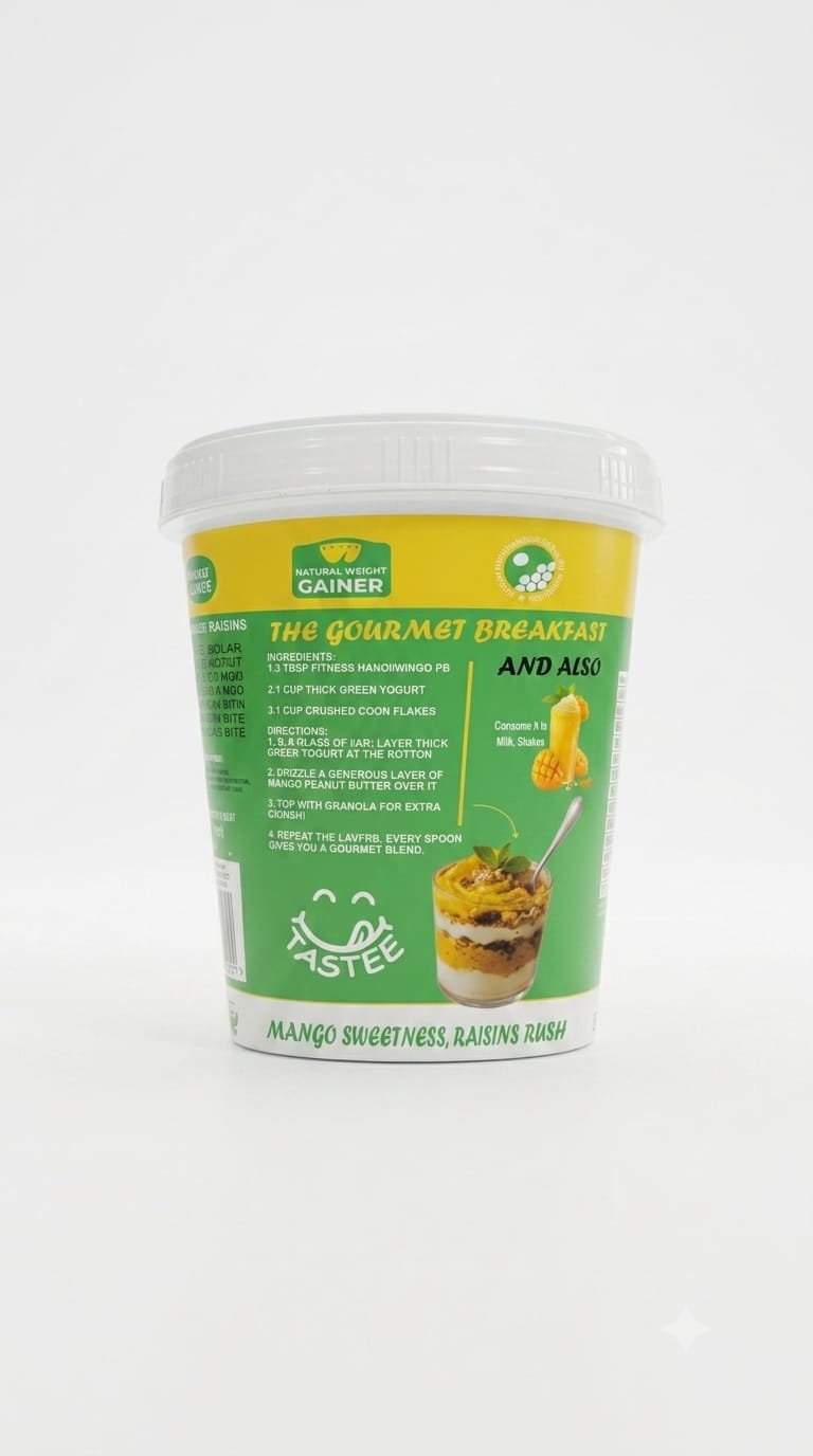 FITNESS HAND MANGO MAJESTIC (RAISIN RUSH) PEANUT BUTTER