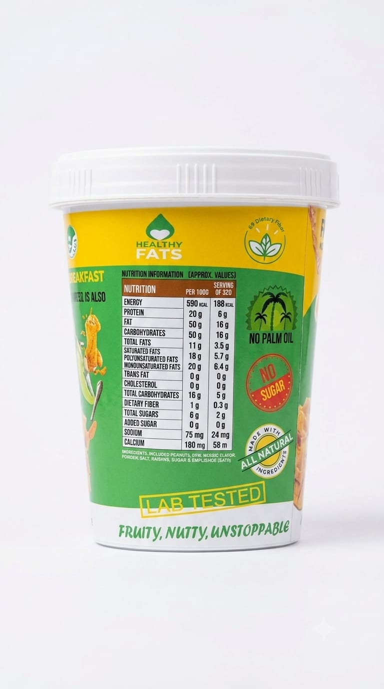 FITNESS HAND MANGO MAJESTIC (RAISIN RUSH) PEANUT BUTTER