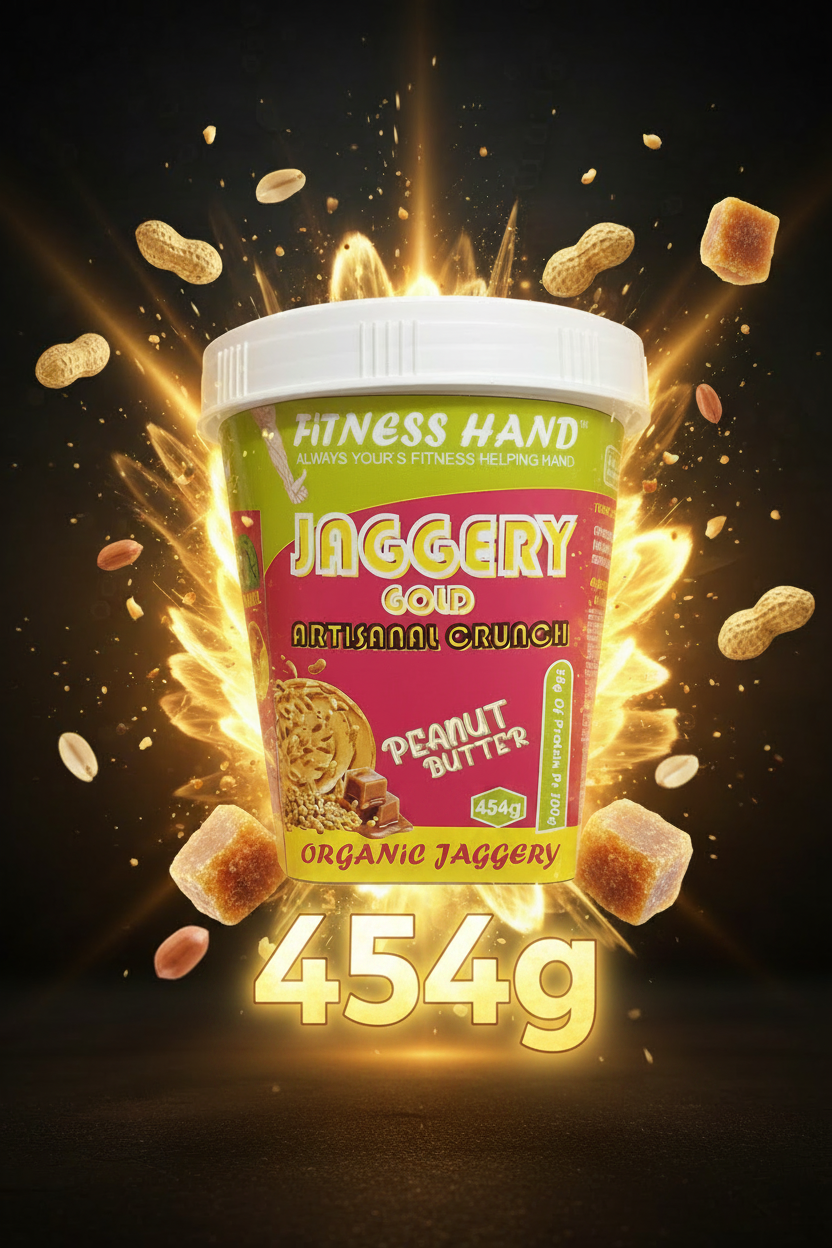 FITNESS HAND JAGGERY GOLD (ARTISANAL CRUNCH) PEANUT BUTTER