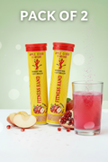 FITNESS HAND APPLE CIDER VINEGAR EFFERVESCENT TABLETS (15 TABLETS) TUBE