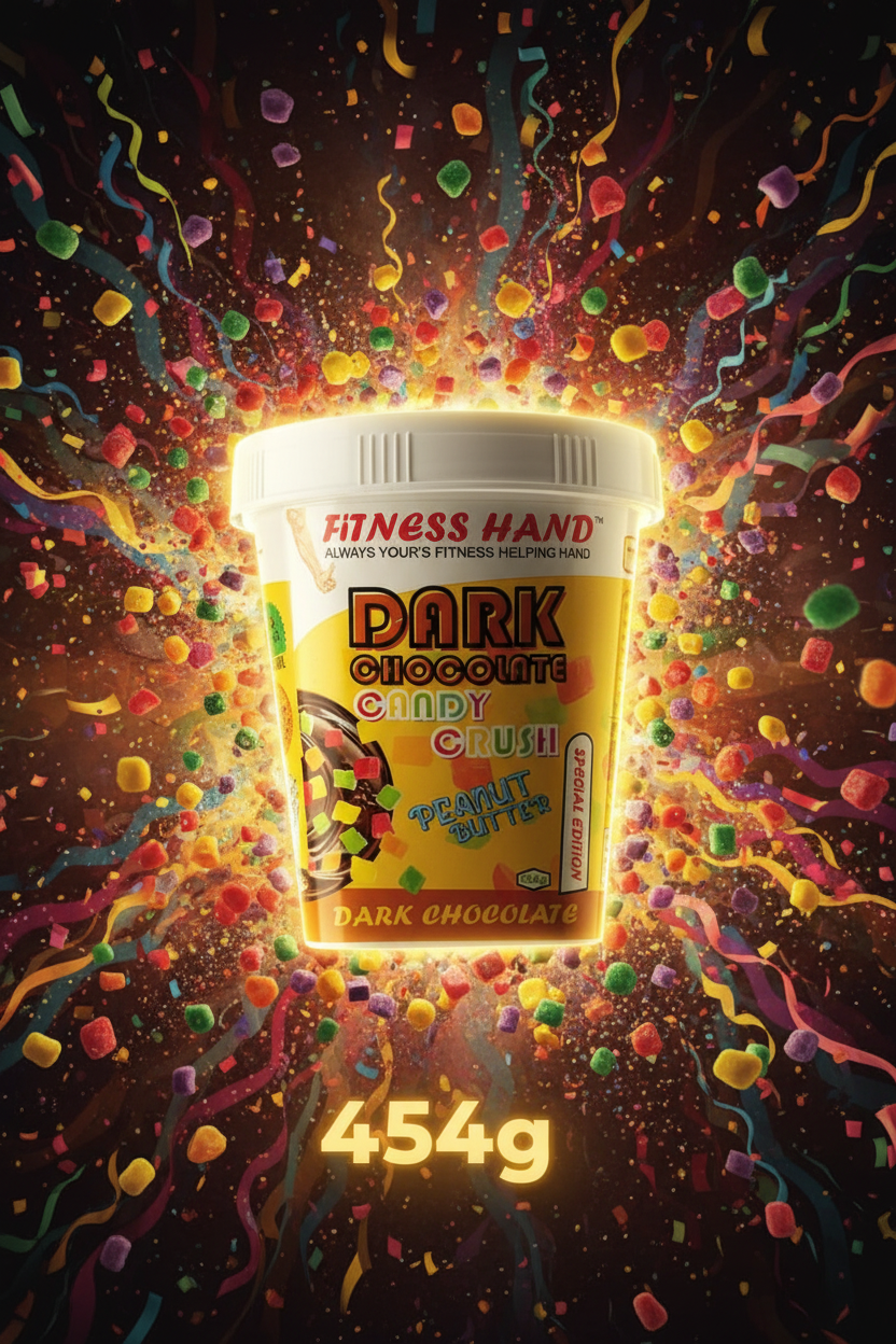 FITNESS HAND DARK CHOCOLATE (CANDY CRUSH) PEANUT BUTTER