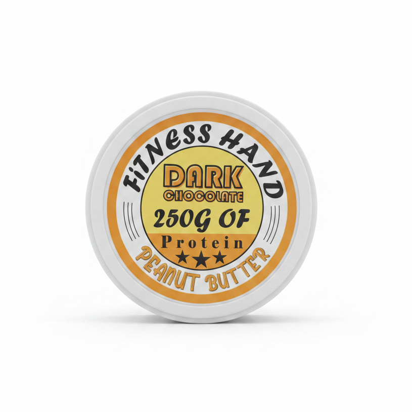 Fitness Hand Dark Chocolate Peanut Butter - Clean Background