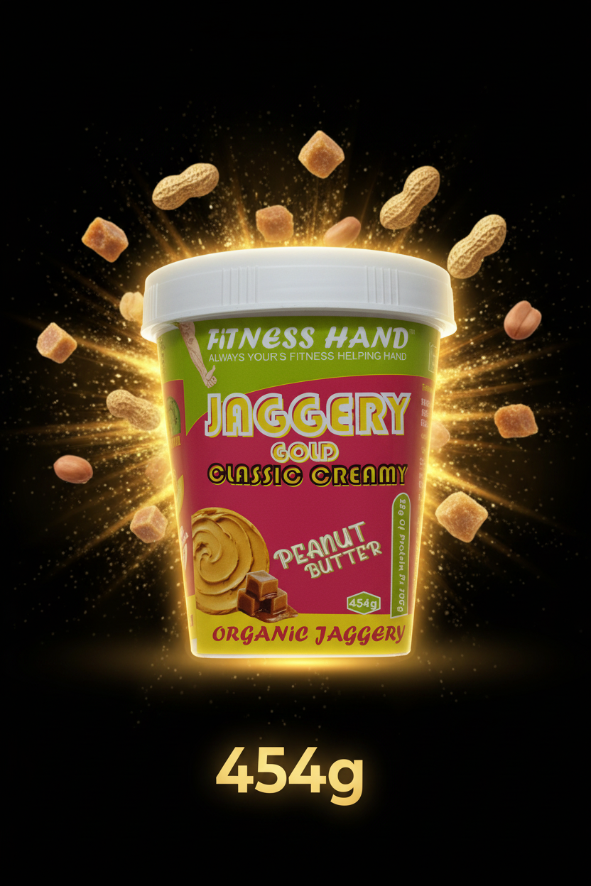 FITNESS HAND JAGGERY GOLD ( CLASSIC CREAMY ) PEANUT BUTTER