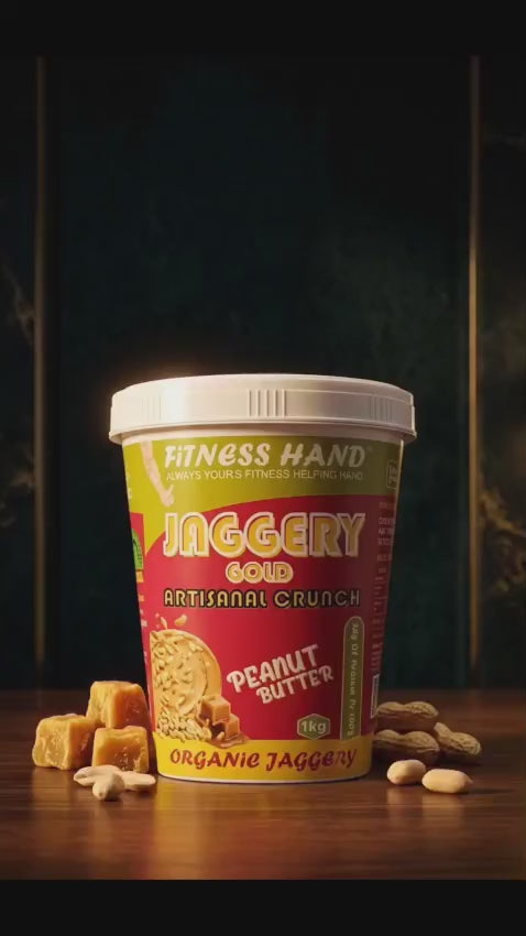 FITNESS HAND JAGGERY GOLD (ARTISANAL CRUNCH) PEANUT BUTTER