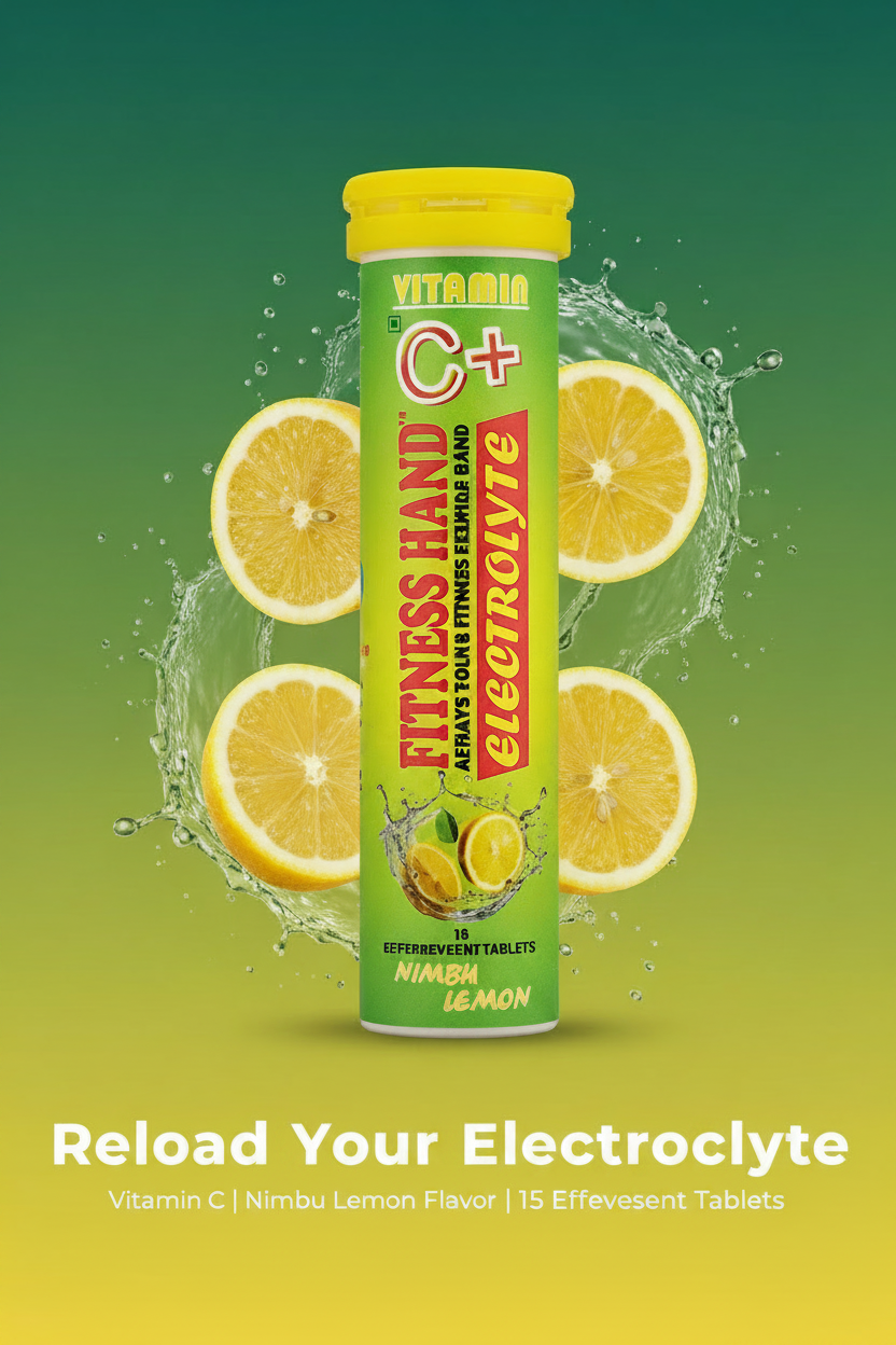 FITNESS HAND VITAMIN C + ELECTROLYTE ( EFFERVESCENT TABLETS)